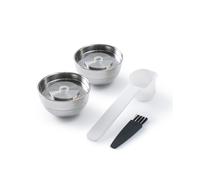 (2 capsule) per Nespresso Vertuo Next, capsule riutilizzabili in acciaio inossidabile, filtro per caffÃ¨