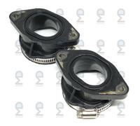 2 Carburatore Collettore Aspirazione Adattatore Stivale For Polaris Rzr 900