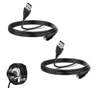 2 caricabatterie compatibile con Garmin Fenix Fenix 6 6s 6x Pro 7 7s 7x 5 5s 5x,Forerunner 935 945 745 45 45s 245,Vivoactive 3 4 4s,Vivomove 3 3s,Approach S10 S40 S60,100cm Cavo USB