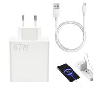 2 caricabatterie da 67 W, caricatore originale, caricatore rapido, USB Type-C