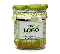 2 cartoni Pesto Pronto al Pistacchio Condimento per pasta con etichetta personalizzabile - Prodotti Tipici Siciliani