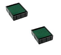 2 Cartucce di inchiostro E/Q12 ricarica per timbri COLOP Printer Q12 verde