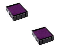 2 Cartucce di inchiostro E/Q12 ricarica per timbri COLOP Printer Q12 Violet