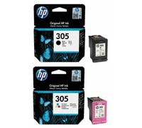 2 cartucce HP 305 nero e HP 305 colore originale HP ENVY 6020e (223N4B#629)