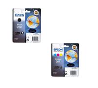 2 CARTUCCE ORIGINALI PER EPSON WORKFORCE WF-100w WF-110W WF100 WF110 Wifi