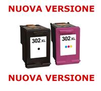 2 CARTUCCIA PER HP 302XL OfficeJet 3800 3830 3835 3832 4657 DeskJet 3630 1110