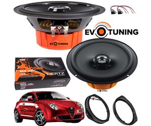 2 Casse Altoparlanti Hertz DCX 165.3 Alfa Romeo Mito Anteriori Ø165mm+Adattat.