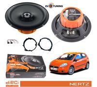 2 Casse Altoparlanti Posteriori Hertz Dcx 165.3 per Fiat Grande Punto