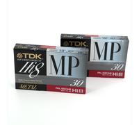 2 cassette TDK HI8 Metal MP 30 minuti videocassetta professionale prezzo stock
