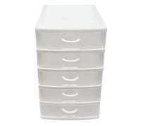 CASSETTIERA IN PLASTICA 5 Cassetti VARI COLORI per Bagno Armadio Camera Ufficio