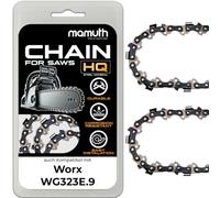2 catene per motosega 25 cm 1,1 mm 3/8" 40 TG TG per Worx WG323E.9