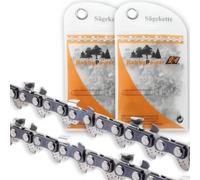 2 catene per motosega, 30 cm, 1/4", 1,1, 64 TG, compatibili con Stihl Picco Micro3, 3670 000 0064, MSA, HAT