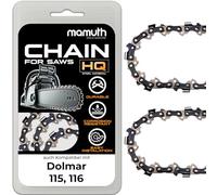 2 catene per motosega, 40 cm, 1,5 mm, 66 TG, per Dolmar 115, 116