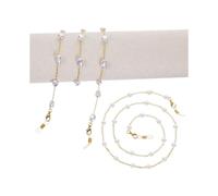 2 Catene per Occhiali con Perle da Donna, Catene per Occhiali con Perline da Donna, Cinturino per Occhiali, Catene per Occhiali con Perline