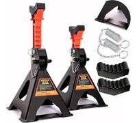 2 cavalletti di supporto 3T, 295-425 mm, con dispositivo di sicurezza, sollevatore per cric rinforzato, modello a scelta, cavalletto da officina, cavalletto professionale per cambio pneumatici, auto