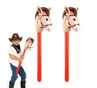 2 cavalli gonfiabili, per hobby, cavalli gonfiabili, per bambini, per il compleanno dei bambini