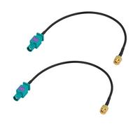 2 cavi adattatore antenna, antenna GPS per auto Fakra Z maschio a SMA maschio 15 cm per auto, compatibile con GPS Radio AM FM Dab Sirius XM 4G LTE Bluetooth, connettori RF per audio video
