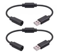 2 Cavi Breakaway USB per Volante Logitech G29 G920 e Controller Xbox 360 | Guaina in PVC Flessibile, Nucleo in Rame Puro, Anello Anti-Interferenza, Chip IC Integrato, Sgancio Rapido di Sicurezza