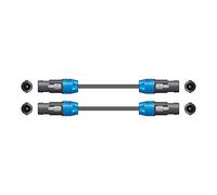 2 cavi Chord Classic 20 m per altoparlante DJ Disco Audio PA