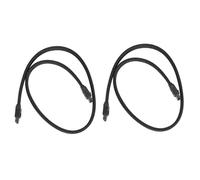 2 cavi dati SATA 3.0 III SATA3 7 pin da 50 cm per SSD da 6 Gb/s (neri)