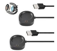 2 cavi di ricarica magnetici per smartwatch Amazfit T-Rex 3 Pro/Ultra2, Balance 2, Cheetah 2 Pro, Active Max/Active 3 Premium, Helio Strap, cavo di ricarica rapida USB-A, 1 m