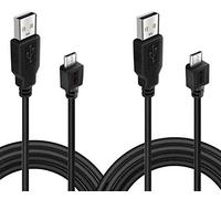 2 cavi di ricarica per controller PS4 da 3 m cavo di ricarica e sincronizzazione dati per controller Sony Playstation 4 PS4 Pro PS4 Slim PS4 Microsoft Xbox One X One S One Elite One Controller 10 feet