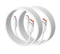 2 cavi di ricarica rapida USB C da 120 W, 2 m, tipo C per Xiaomi 13 14 15 Pro 13T 12T 11T 10T, Redmi Note 15 14 13 12 11 Pro/11S/12 Pro 5G, Poco F6 F5 X6 X7 Pro, cavo di ricarica rapida 120 W Turbo