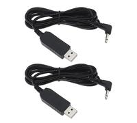 2 cavi di ricarica USB per rasoio, compatibile con Remington Barba Trimmer MB320 MB320C MB42C MB310C MB200 Pa3215U 3,2 V 24 AWG 1,5 metri