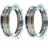 2 CERCHI CERCHIO RUOTA CROMATO 3 00 10 VESPA 50 SPECIAL R L N PK S XL FL HP