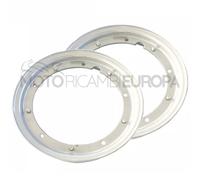 2 CERCHI RUOTA GRIGIO IN FERRO 3.00.10 PER PIAGGIO VESPA 50 PK XL2 AUTOMATIC