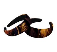 2 cerchietti per capelli da donna, con scopa di Halloween, antiscivolo, per trucco, fascia larga per capelli, turbante, per doccia