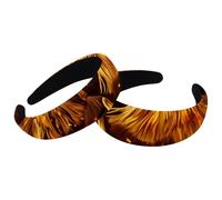 2 cerchietti per capelli da donna, con scopa di Halloween, larghi, vintage, spessi, in velluto, per ragazze e uomini