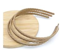 2 cerchietti per capelli da donna, intrecciati, sottili, antiscivolo, per capelli, da donna, per uso quotidiano, colore blu navy