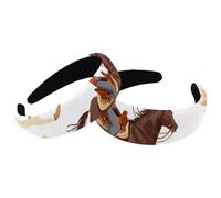 2 cerchietti spessi imbottiti, vintage, West Wild Cowboys, cavalli, rodeo, vintage, in velluto, turbante per ragazze, donne e uomini