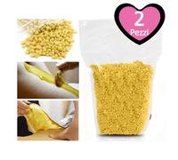 2 Cere Depilatorie BRASILIANE a Gocce 1 Kg Ceretta elastica senza strisce