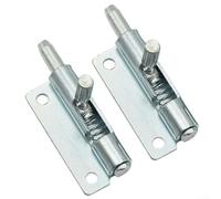 2 cerniere a molla rimovibili in acciaio al carbonio, per armadietti, armadi, armadi, bulloni telescopici resistenti, spessore 6 mm (sinistra)