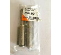 2 Cerniere a saldare 3 ali acciaio mm 80 cromato cerniera mobili ante porte