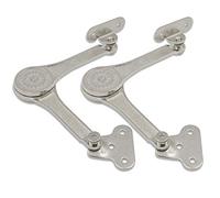 2 cerniere di supporto per coperchio resistente, chiusura morbida, coperchio pieghevole, cerniera per tenere il coperchio aperto per armadietti, cucine, guardaroba, accessori