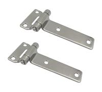 2 cerniere in acciaio ad alto carico resistenti alla corrosione, installazione rapida per porte e vasi di magazzino, cerniere in acciaio di resistenza industriale