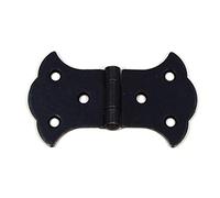 2 cerniere in ferro antico, 85 x 50 mm, in stile vintage, colore nero anticato