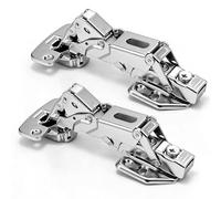 2 cerniere per ante dell'armadio, cerniere a 165°, distanza tra i fori di 52 mm, cerniere a vaso da 35 mm