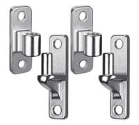 2 cerniere per cancello in acciaio inox extra resistenti, capacità 600, struttura in metallo, simmetriche, per recinzioni in legno e cancelli agricoli, facili da montare