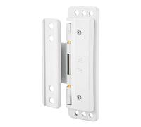 2 cerniere per porta in lega di zinco, cerniere per porte pesanti nascoste, ultra sottili, silenziose regolabili, portata 60 kg, per porte e porte nascoste (bianco)