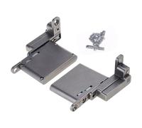 2 cerniere per porte con telaio in alluminio su e giù alberi nascosti per armadietti idraulici ammortizzanti buffer per porta dell'armadio