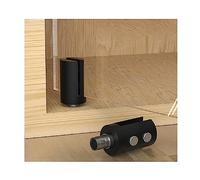 2 cerniere per porte in vetro, cerniere superiori e inferiori, clip per porte per armadi, cerniere in vetro senza cornice senza perforazione