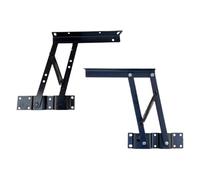 2 cerniere regolabili di altezza multifunzione per tavolo da 22 x 24,2 x 18 cm, nero, 22 x 24,2 x 18 cm