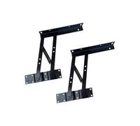 2 cerniere regolabili di altezza per tavolo multifunzione per uso domestico, 22,7 x 24 x 18 cm, nero, 22,7 x 24 x 18 cm
