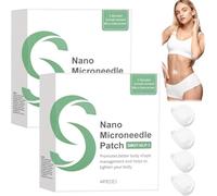 2 cerotti Nano Micronadel per dimagrire, per perdita di peso, ingredienti naturali per donne e uomini, per dimagrimento delicato, patch addominale, modellazione portatile, cura dei cervi