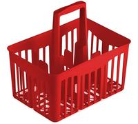 2 CESTELLI PORTA BOTTIGLIE da 6 POSTI PORTABOTTIGLIE ACQUA VINO LATTE - 8636