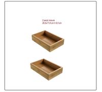 2 cestino B&B contenitori bambù buffet portagioie hotecassetto colazione bamboo